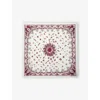 Zadig & Voltaire Womens Fierce Debbie Bandana-print Viscose And Silk-blend Scarf