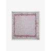 Zadig & Voltaire Womens Zadig&voltaire Kerry Hearts-print Modal Scarf In Gray