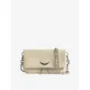 Zadig & Voltaire Womens Rock Nano Leather Clutch Bag Flash