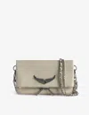 Zadig & Voltaire Rock Macrame Shoulder Bag In Flash