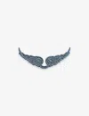 Zadig & Voltaire Womens Swing Your Wings Brass Charm Heaven In Heaven