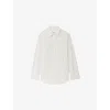 Zadig & Voltaire Womens Judo Morning Brand-print Cotton Shirt In White