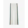 Zadig & Voltaire Womens Judo Pomy Side-stripe Woven Jogging Bottoms In Judo