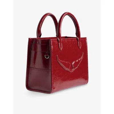 Zadig & Voltaire Womens Power Angel Xs Small Leather Tote Bag