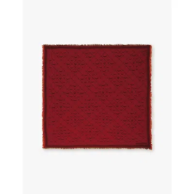 Zadig & Voltaire Womens Power Glenn Monogram-jacquard Woven Scarf
