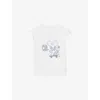 Zadig & Voltaire Womens White Cloe Rhinestone-embellished Cotton-jersey Tank Top In White