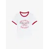 Zadig & Voltaire Womens White Rhinestone-embellished Short-sleeve Cotton T-shirt Xs In White