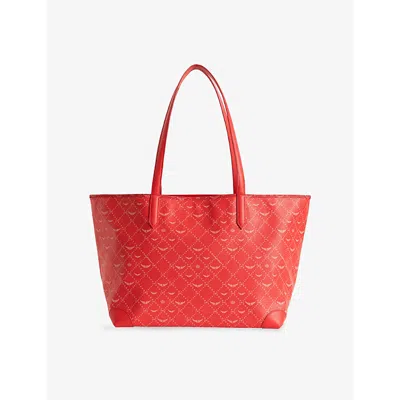 Zadig & Voltaire Womens Z Shopper Coated-canvas Tote Bag Lov In Love