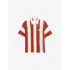 Zadig & Voltaire Womens Judo Ciara Striped Cotton-crochet Shirt