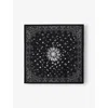 Zadig & Voltaire Womens Black Debbie Bandana-print Viscose And Silk-blend Scarf