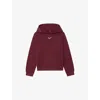 Zadig & Voltaire Womens Zadig&voltaire Georgy Rhinestone-embellished Cotton-blend Hoody In Burgundy