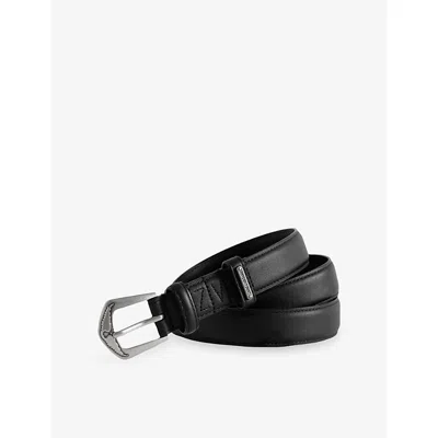 Zadig & Voltaire Womens Zadig&voltaire Jim Leather Belt In Black