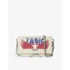 Zadig & Voltaire Womens Flash Rock America Nano Graphic-print Leather Clutch Bag