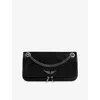 Zadig & Voltaire Womens Black Rock Ii Leather Clutch In Black