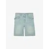 Zadig & Voltaire Womens Light Blue Sady Straight-leg Mid-rise Denim Shorts