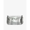 Zadig & Voltaire Womens Silver Sunny Moody Metallic-leather Shoulder Bag