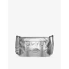 Zadig & Voltaire Womens Silver Sunny Moody Small Metallic-leather Shoulder Bag