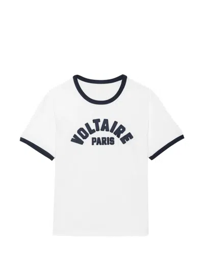 Zadig & Voltaire Woody T-shirt In White