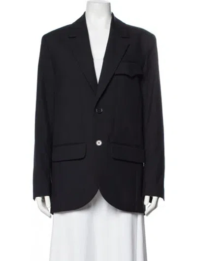 Pre-owned Zadig & Voltaire Wool Blazer In Blue
