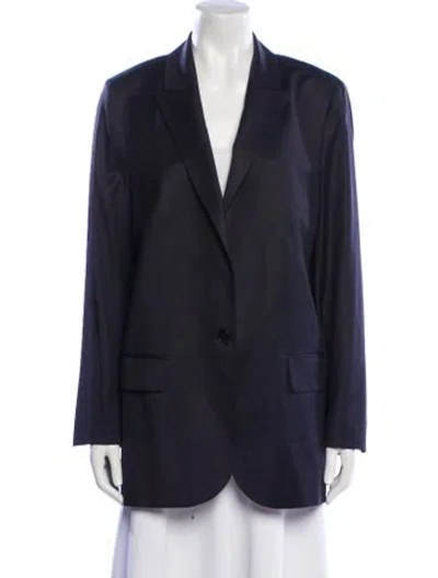 Pre-owned Zadig & Voltaire Wool Blazer W/ Tags In Blue