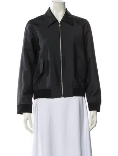 Pre-owned Zadig & Voltaire Wool Bomber Jacket In Blue