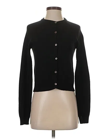 Pre-owned Zadig & Voltaire Wool Cardigan Sweater In Black