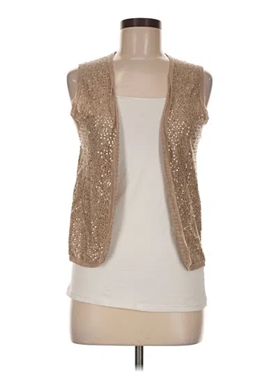 Pre-owned Zadig & Voltaire Wool Cardigan Sweater In Gold