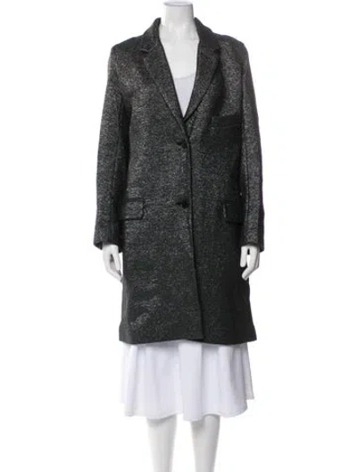 Pre-owned Zadig & Voltaire Wool Coat In Black