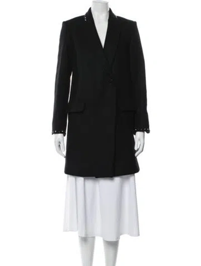 Pre-owned Zadig & Voltaire Wool Coat In Black