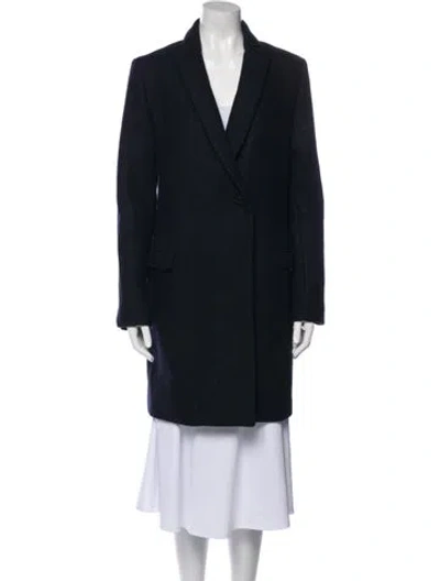 Pre-owned Zadig & Voltaire Wool Coat In Blue