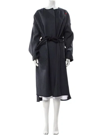 Pre-owned Zadig & Voltaire Wool Coat In Blue