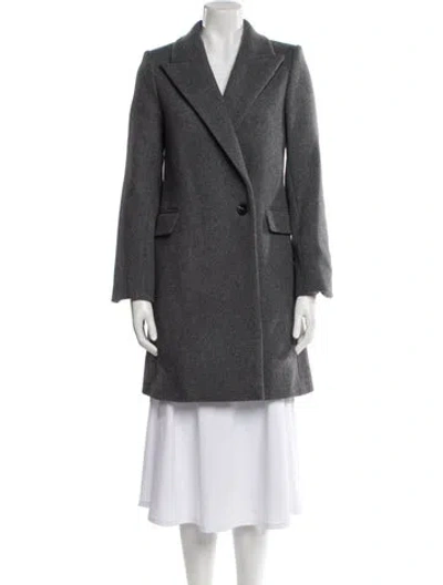 Pre-owned Zadig & Voltaire Wool Coat In Gray