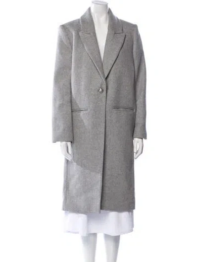 Pre-owned Zadig & Voltaire Wool Coat In Gray