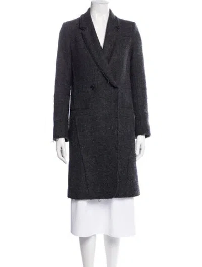 Pre-owned Zadig & Voltaire Wool Coat In Gray