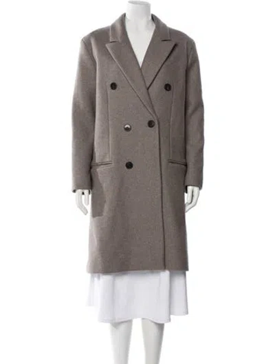Pre-owned Zadig & Voltaire Wool Coat In Gray