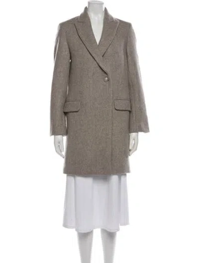 Pre-owned Zadig & Voltaire Wool Coat In Gray