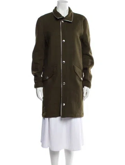 Pre-owned Zadig & Voltaire Wool Coat In Green
