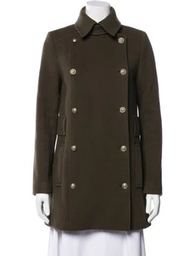 Pre-owned Zadig & Voltaire Wool Coat In Green