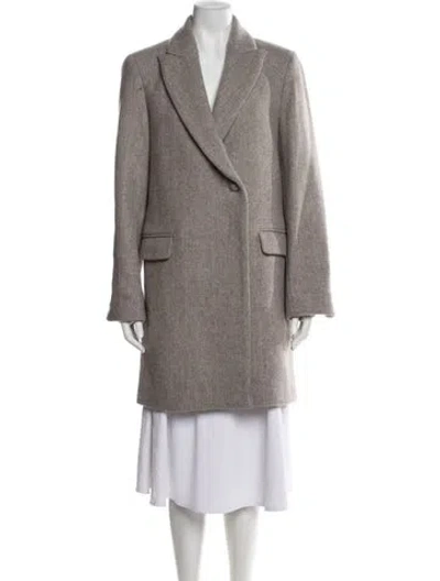 Pre-owned Zadig & Voltaire Wool Coat In Grey