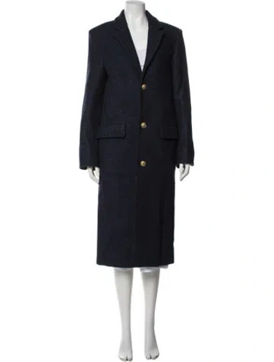 Pre-owned Zadig & Voltaire Wool Coat W/ Tags In Blue