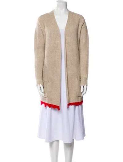 Pre-owned Zadig & Voltaire Wool Colorblock Pattern Sweater In Neutral