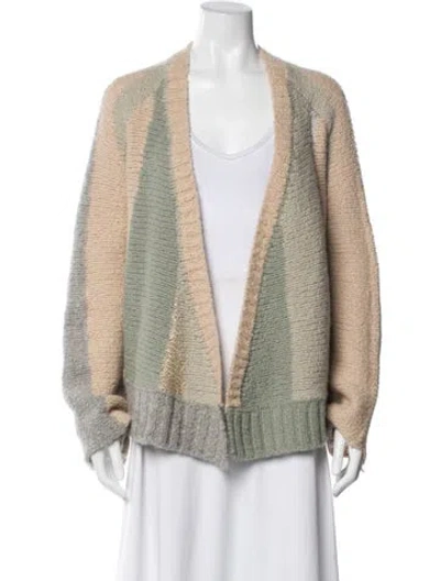 Pre-owned Zadig & Voltaire Wool Colorblock Pattern Sweater In Neutral