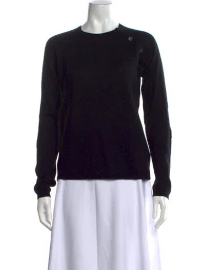 Pre-owned Zadig & Voltaire Wool Crew Neck Sweater In Black