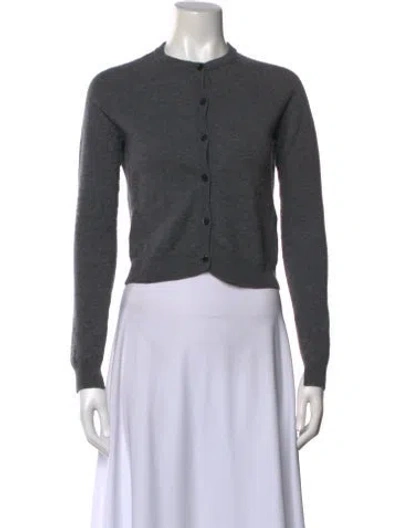 Pre-owned Zadig & Voltaire Wool Crew Neck Sweater In Gray