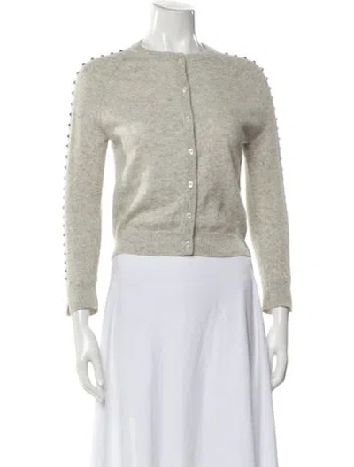 Pre-owned Zadig & Voltaire Wool Crew Neck Sweater In Neutral