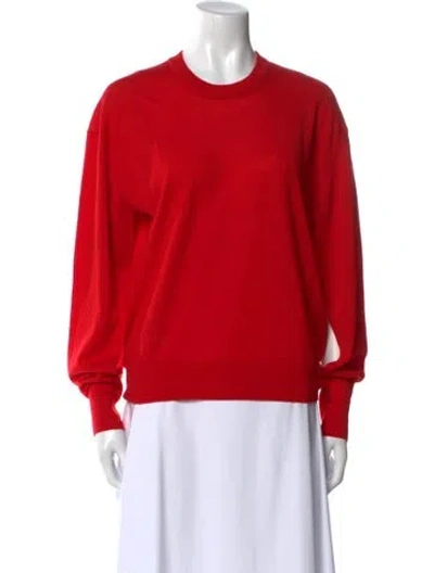 Pre-owned Zadig & Voltaire Wool Crew Neck Sweater In Red