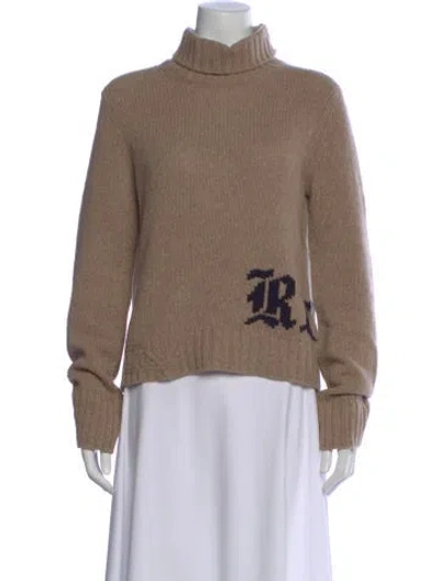 Pre-owned Zadig & Voltaire Wool Graphic Print Sweater In Neutral