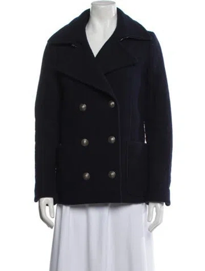 Pre-owned Zadig & Voltaire Wool Jacket In Blue