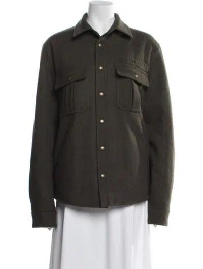 Pre-owned Zadig & Voltaire Wool Jacket In Green
