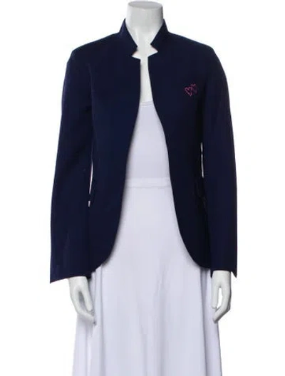 Pre-owned Zadig & Voltaire Wool Jacket W/ Tags In Blue